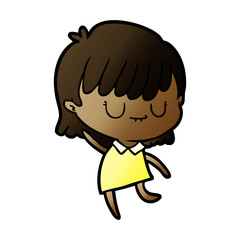 cartoon woman
