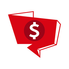 Dollar sign money icon