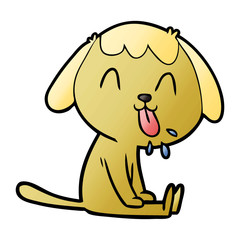 cute cartoon dog