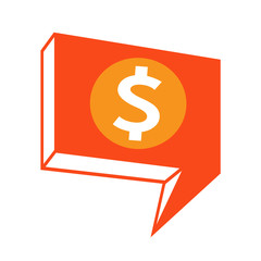 Dollar sign money icon