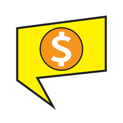 Dollar sign money icon