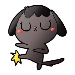 cute cartoon dog