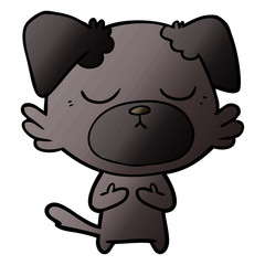 cute cartoon dog