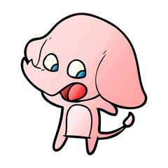 cute cartoon elephant
