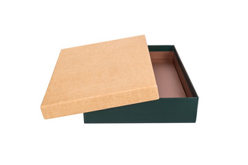 Cardboard Gift Box with Golden Yellow Cover