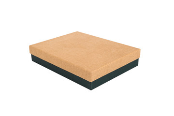 Cardboard Gift Box with Golden Yellow Cover