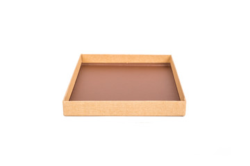 Cardboard Gift Box with Golden Yellow