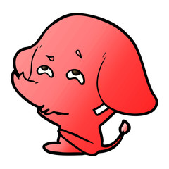 cartoon elephant remembering