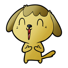 cute cartoon dog