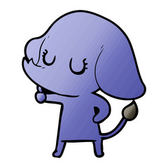 cute cartoon elephant
