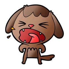 Fototapeta premium cute cartoon dog
