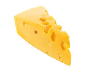 cheese isolated on white