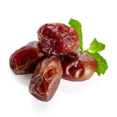 date fruit isolated on white