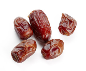date fruit isolated on white