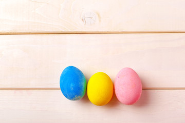 easter colorful eggs