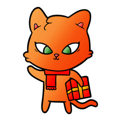 cute cartoon cat