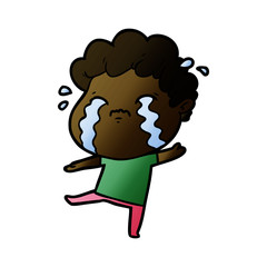 cartoon man crying