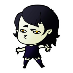 cartoon vampire girl