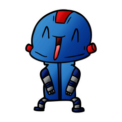 cartoon robot