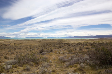 Viedma Lake, Patagonia near the border between Argentina and Chile