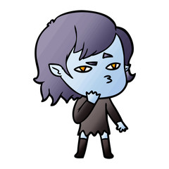 cartoon vampire girl
