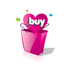 vector shopping logo