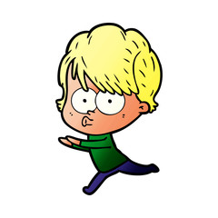 cartoon woman