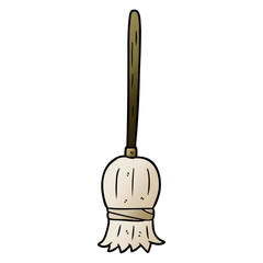 cartoon broom