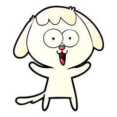 cute cartoon dog