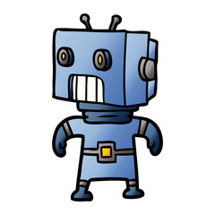 cartoon robot