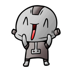 cartoon robot