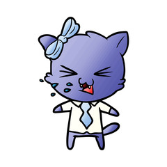 cartoon cat