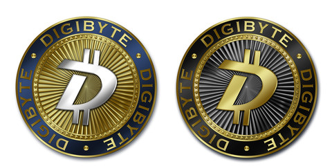 Cryptocurrency DIGIBYTE coin