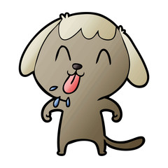 cute cartoon dog