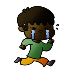 cartoon boy crying