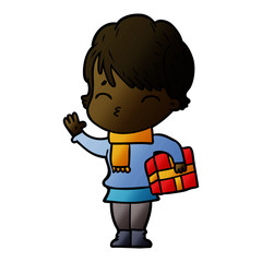 cartoon woman thinking