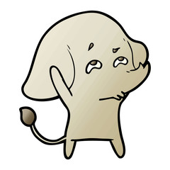 cartoon elephant remembering