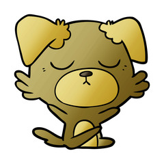 cute cartoon dog