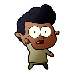 cartoon man asking question