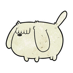 cute funny cartoon dog