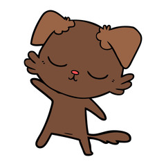 cute cartoon dog