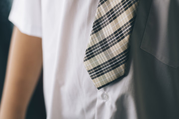 close up of tie / necktie