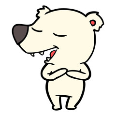 Fototapeta premium cartoon polar bear