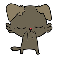 cute cartoon dog