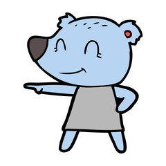 female bear cartoon