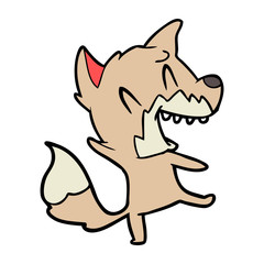 laughing fox cartoon