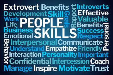People Skills Word Cloud