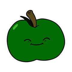 cartoon apple