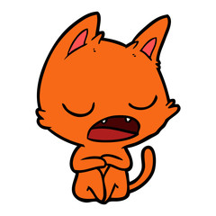 talking cat cartoon