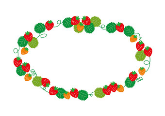 イチゴのフレーム